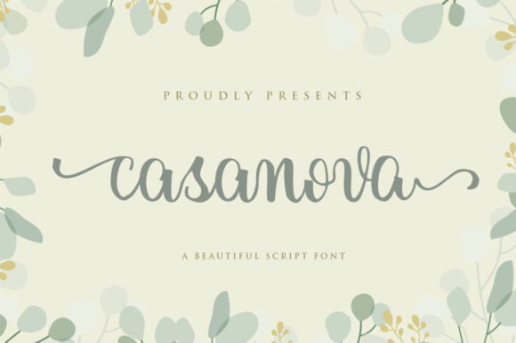 Casanova Script & Handwritten Font By fanastudio