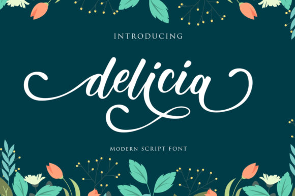 Delicia Script & Handwritten Font By fanastudio