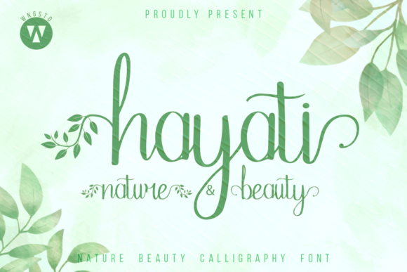 Hayati Script & Handwritten Font By WNGSTD