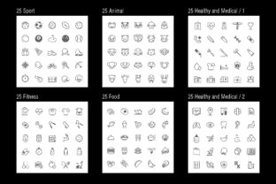 660 Line Icons Gráfico Iconos Por Ctrl[A]Studio 3