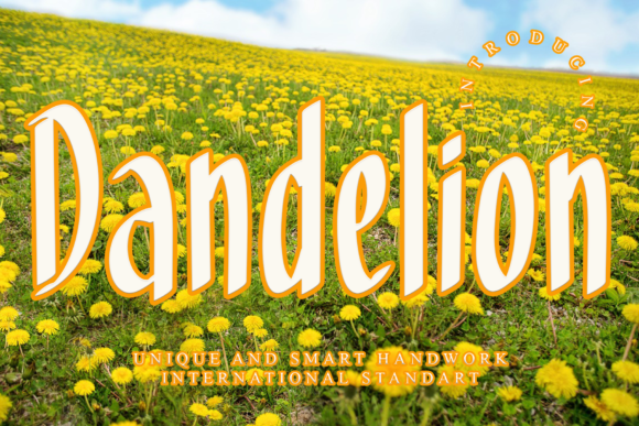 Dandelion Display Font By GiaLetter