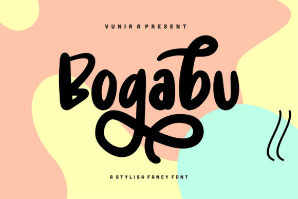 Bogabu Display Font By Vunira