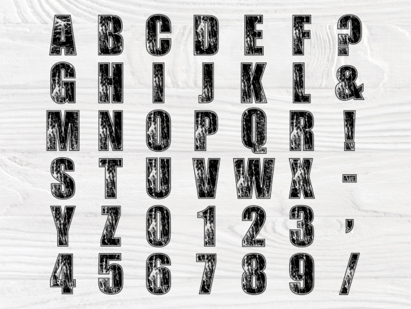 Distressed Font, Grunge Alphabet   Graphic Crafts By TonisArtStudio