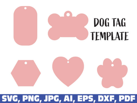 Dog Tag Template Graphic Crafts By Sofiamastery