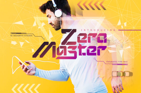 Zero Master Display Font By RockboyStudio
