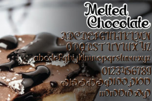 Melted Chocolate Display Font By edwar.sp111 4