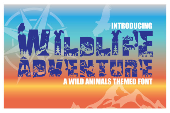 Wildlife Adventure Display Font By KtwoP