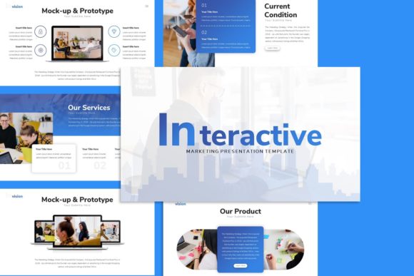 Interactive Marketing Presentation Graphic Presentation Templates By dijimedia