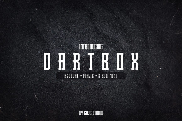 Dartbox Display Font By febryan.satria1