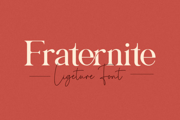 Fraternite Serif Font By uicreativenet