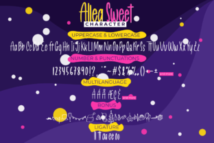 Allea Sweet Display Font By glyphstyle 8