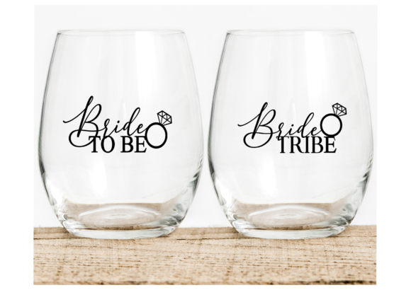 Bride to Be Bride Tribe Graphic Print Templates By Sweet Home Designs