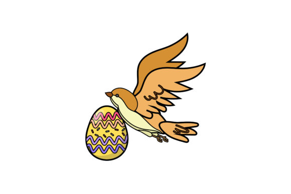 Easter Icon - Bird Cute Motive Grafica Icone Di artsihstudio