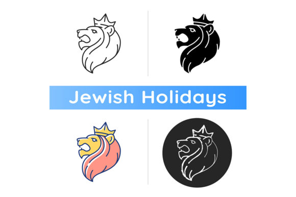 Judah Lion Icon Graphic Icons By bsd studio