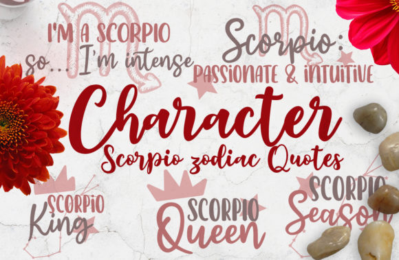 Scorpio Zodiac Quotes Graphic Crafts By Firefly Designs