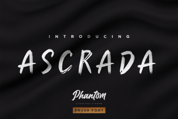 Ascrada Display Font By Phantom Creative Studio