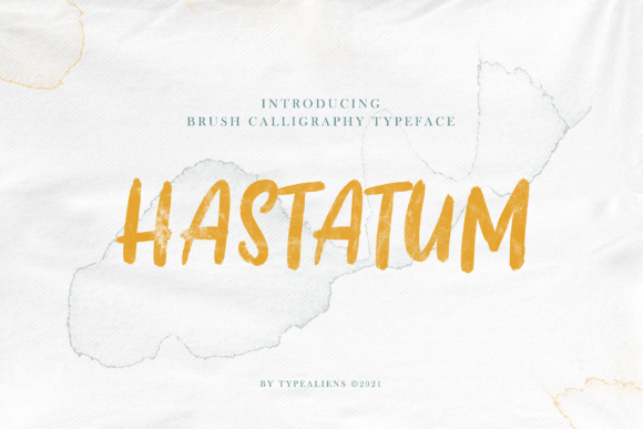 Hastatum Display Font By typealiens