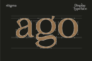 Stigma Font  Display Font By Mercurial 9