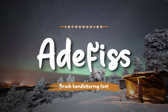Adefiss Script & Handwritten Font By Productype