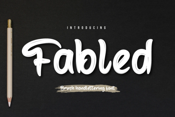 Fabled Script & Handwritten Font By Productype