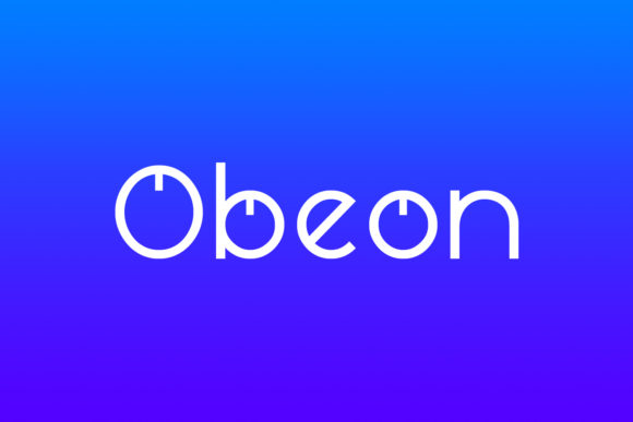 Obeon Sans Serif Font By Design Stag