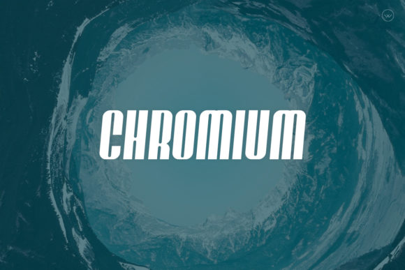 Chromium Display Font By Webhance