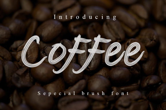 Coffee Display Font By Slenting Art