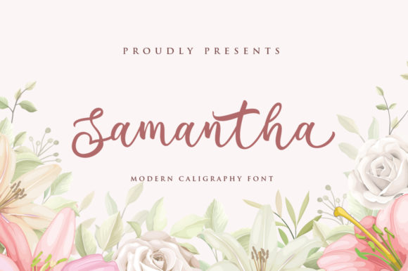Samantha Script & Handwritten Font By fanastudio