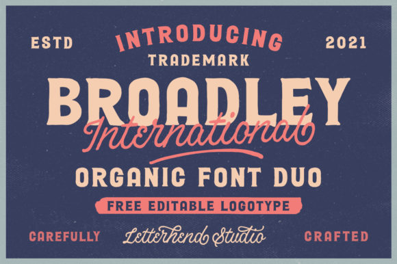Broadley Display Font By letterhend