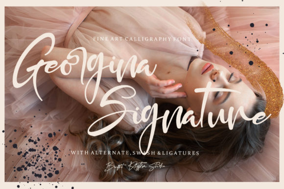 Georgina Signature Script & Handwritten Font By brightrhythmstudio