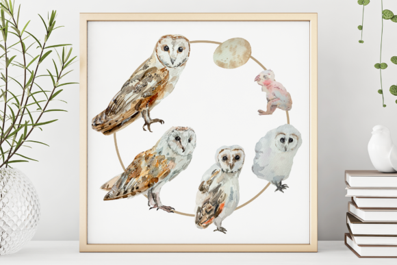 Owl Life Cycle Clip Arts and Print Illustration Illustrations Imprimables Par tatibordiu