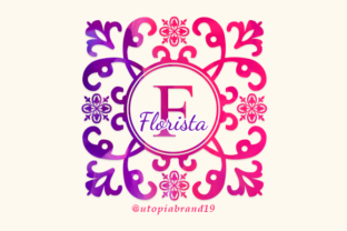 Florista Monogram Decorative Font By utopiabrand19 1