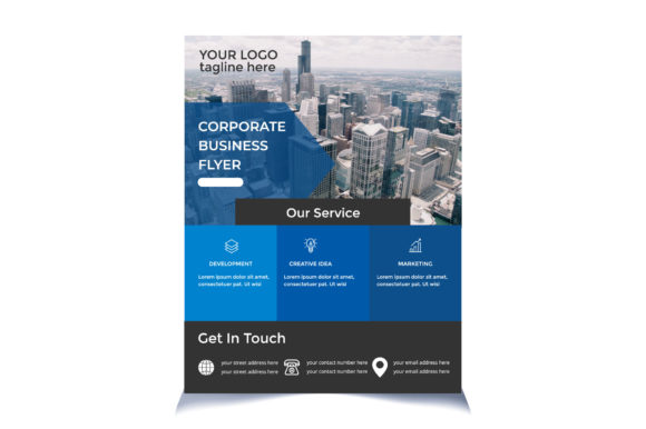 Corporate Flyer Template Graphic Print Templates By ui.sahirsulaiman