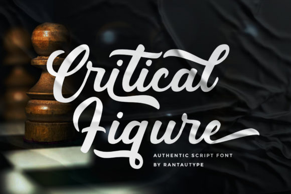 Critical Figure Script & Handwritten Font By RantauType