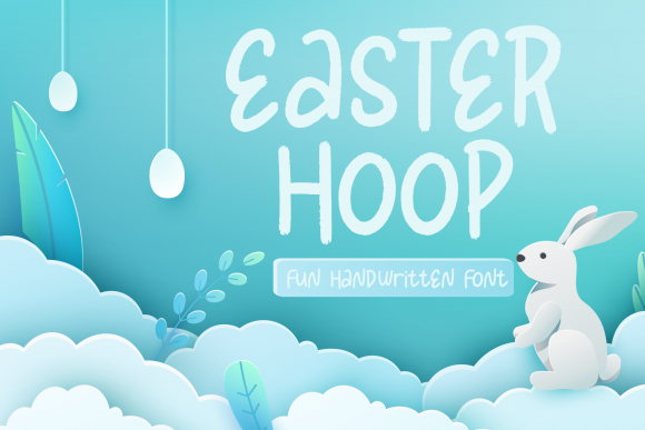 Easter Hoop Display-Schriftarten Schriftart Von Phantom Creative Studio