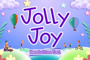 Jolly Joy Script & Handwritten Font By boogaletter 1