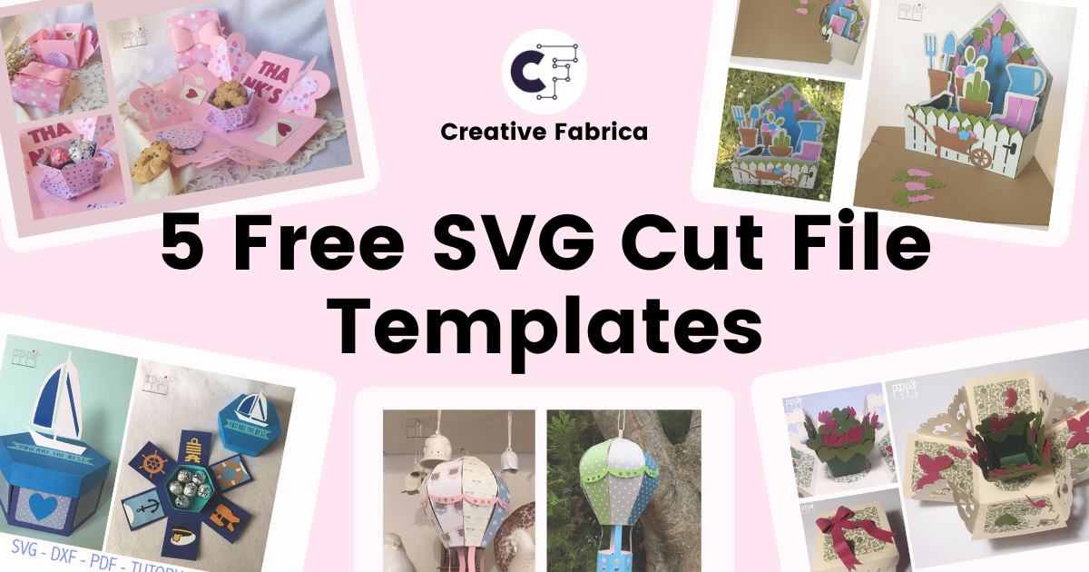Exclusive Offer: 5 SVG Cut File Templates For Free