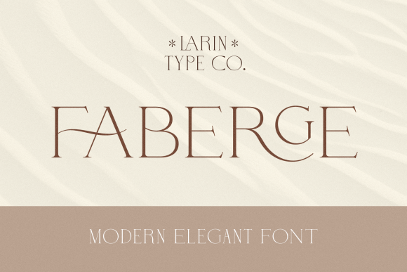 Faberge Serif Font By Pasha Larin
