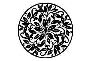 Floral Mandala Pattern Stencil Grafik Plotterdateien Von evansifat2 3