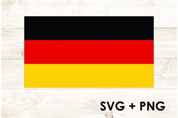 German Flag - Germany Flag Grafika Rękodzieła Przez Too Sweet Inc