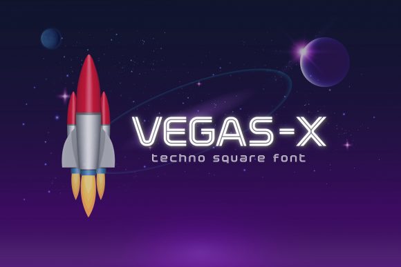 Vegas-X Czcionki do Wyświetlania Czcionka Przez xdCreative