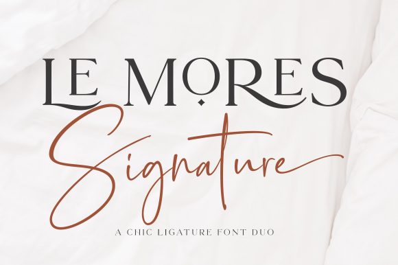 Le Mores Signature Script & Handwritten Font By Great Studio