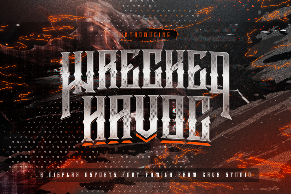 Wrecked Havoc Blackletter Font By febryan.satria1