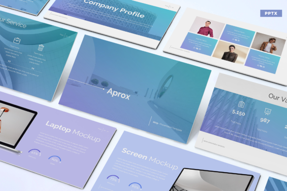 Aprox - Business Powerpoint Template Graphic Presentation Templates By Unicode Studio