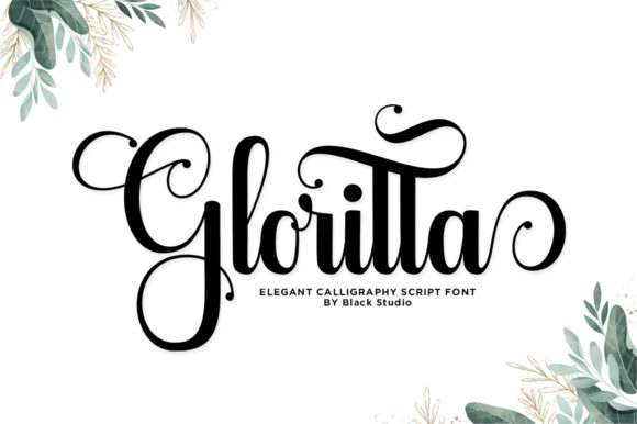 Gloritta Script & Handwritten Font By Black Studio