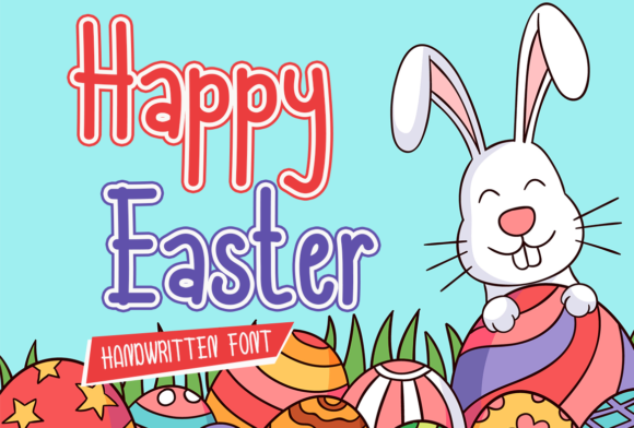 Happy Easter Display Font By Sealoung