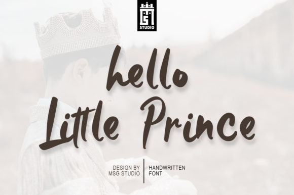 Hello Little Prince Font Corsivi Font Di masinong