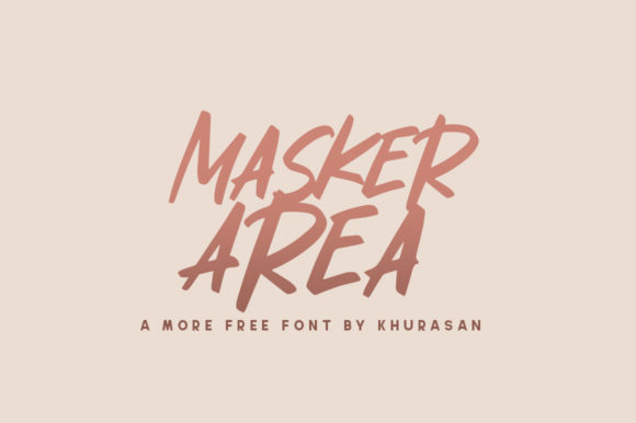 Masker Area Script & Handwritten Font By Khurasan
