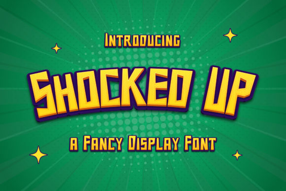 Shocked Up Display Font By TypeFactory