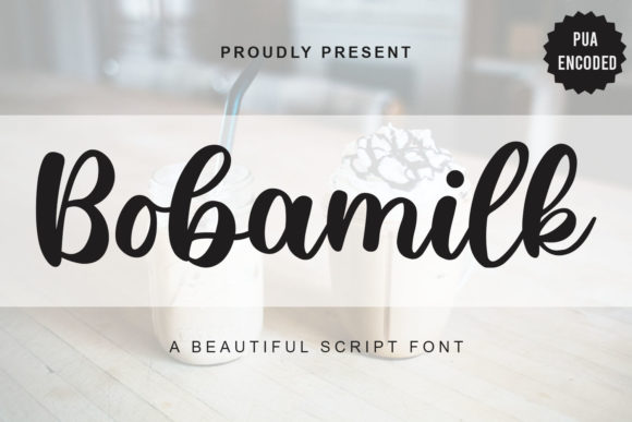 Bobamilk Script & Handwritten Font By Letterfand.Studio